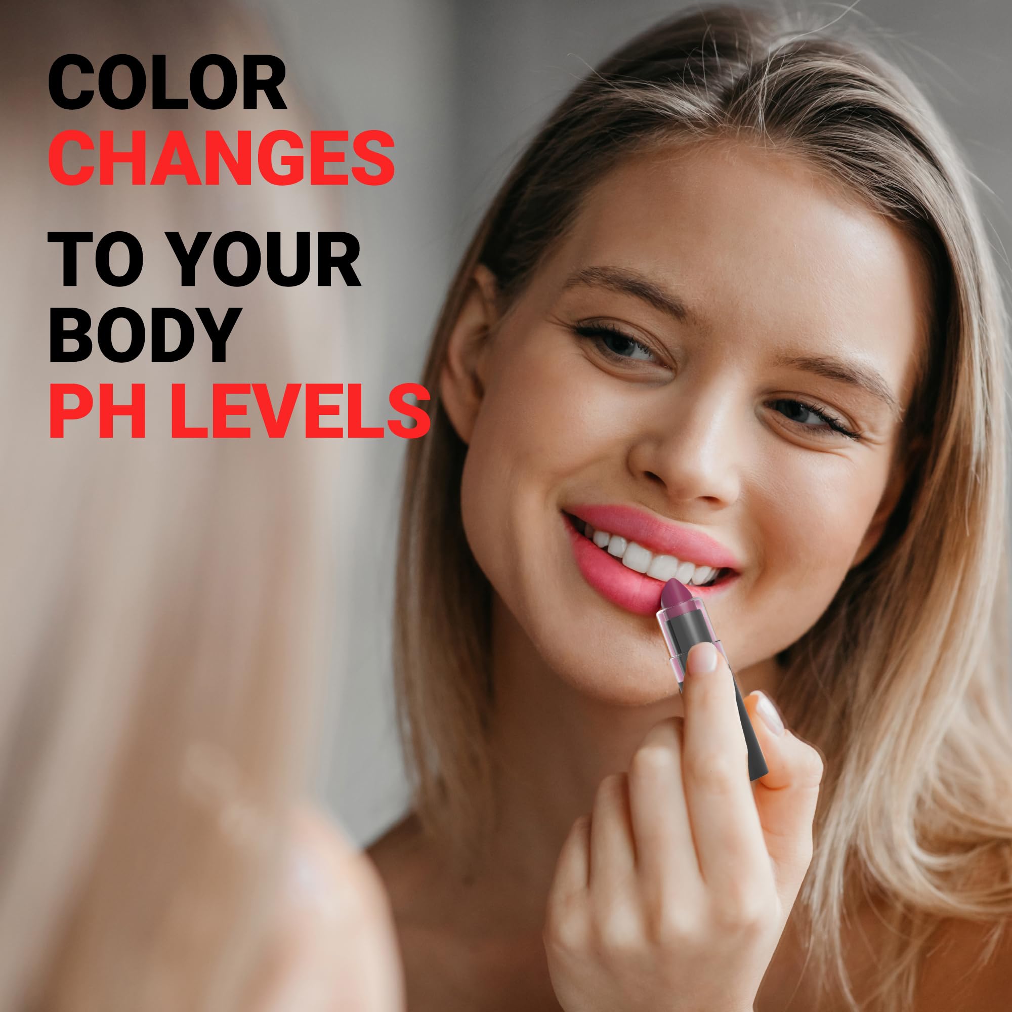 MOODmatcher Original Color-Changing Lipstick – 12 Hour Wear, Moisturizing, Smudge-Proof, Made in USA