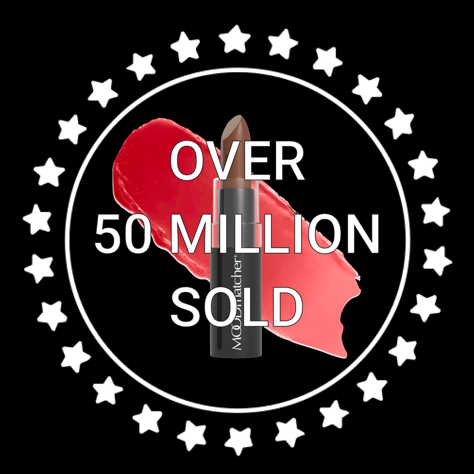 MOODmatcher Original Color-Changing Lipstick – 12 Hour Wear, Moisturizing, Smudge-Proof, Made in USA