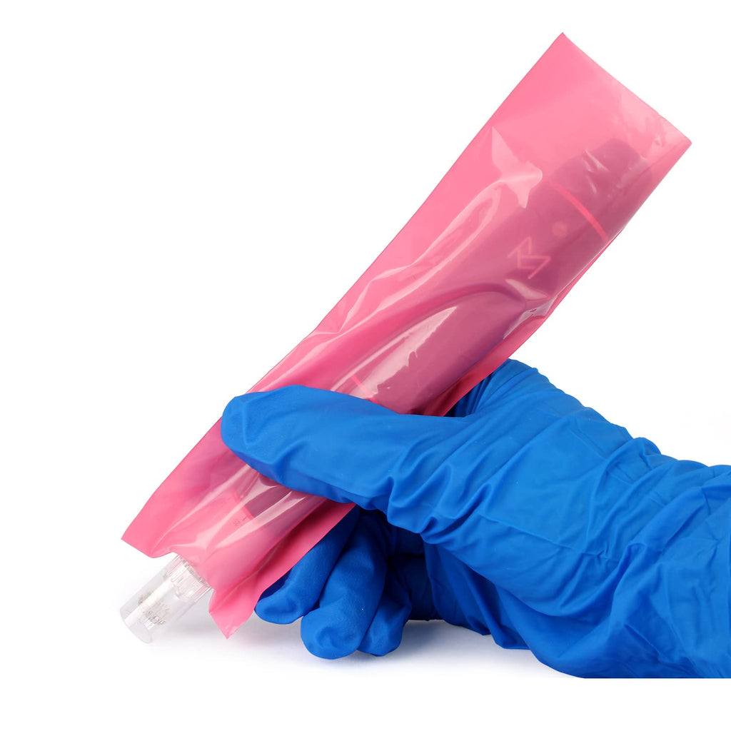 MOOKARDILANE Derma Care Pen Covers Sleeves – 200pcs Disposable Pink Pen Covers for Tattoo Machines