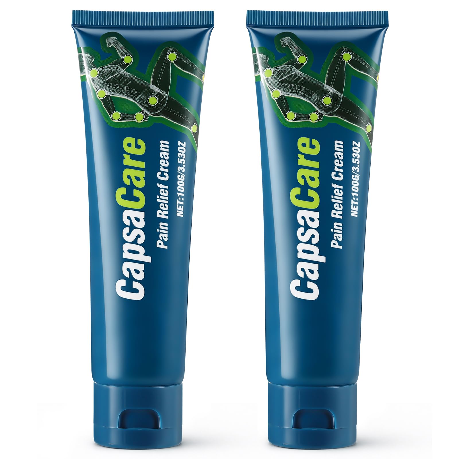 MOOMARTO CapsaCare Neuropathy Relief Cream – 2 Pack, Mint & Lavender, Cooling Comfort