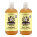Moon Valley Organics Lemon Rosemary Herbal Body Wash – All Natural, Vegan, Two Pack