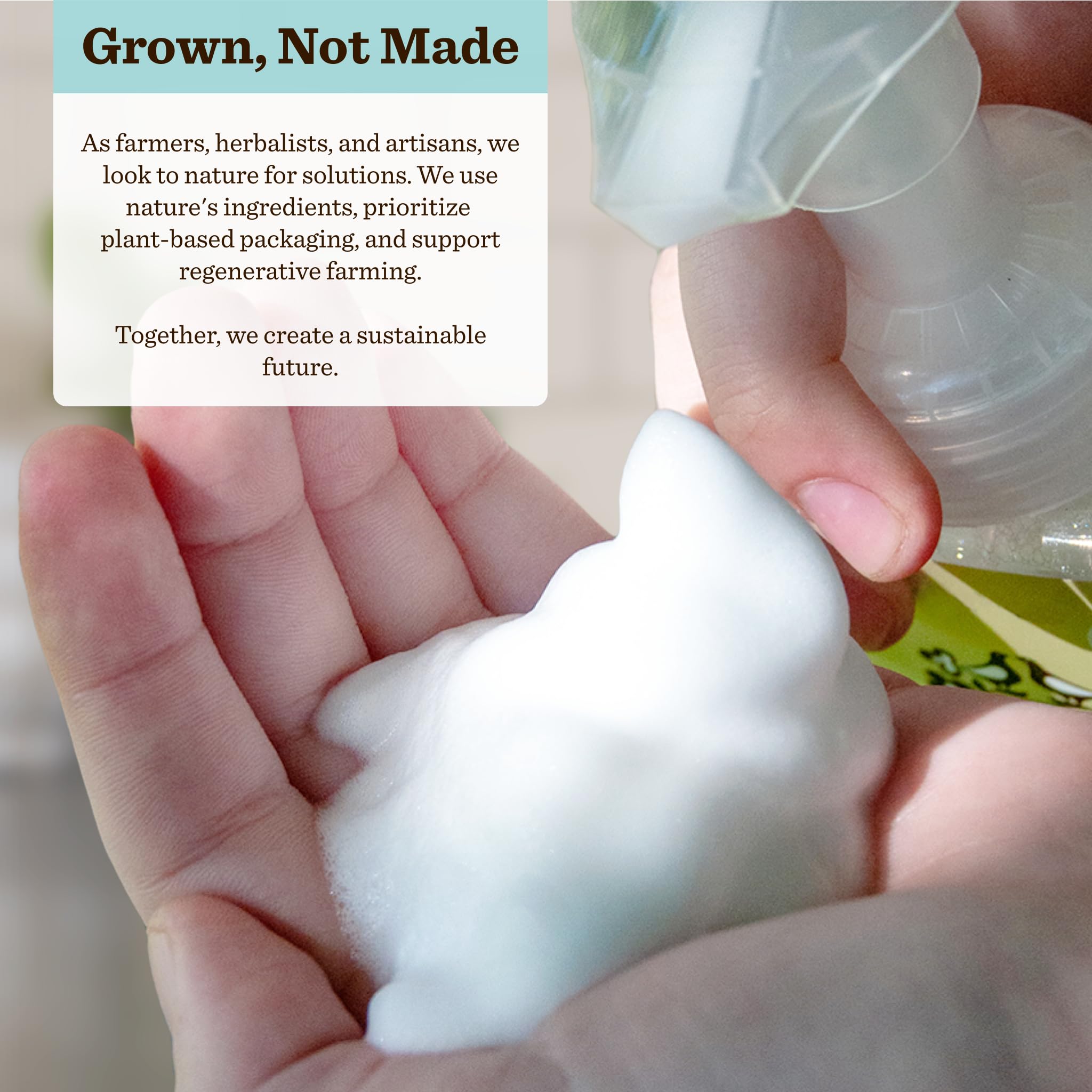 Moon Valley Organics Mint Lavender Foaming Hand Soap Two-Pack — Vegan & Recyclable