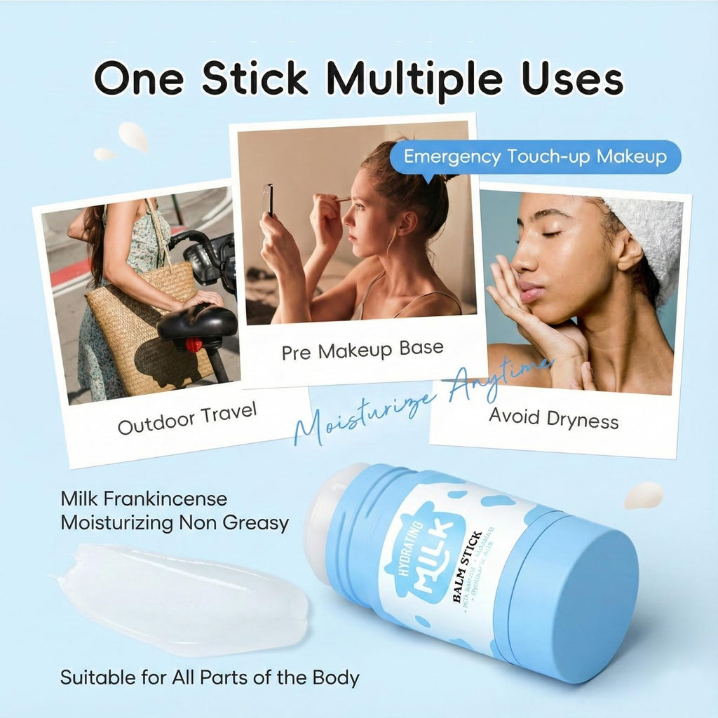 MOONGAZE Milk Skincare Set 7-in-1 for Kids & Teens | Gentle Bathing Kit