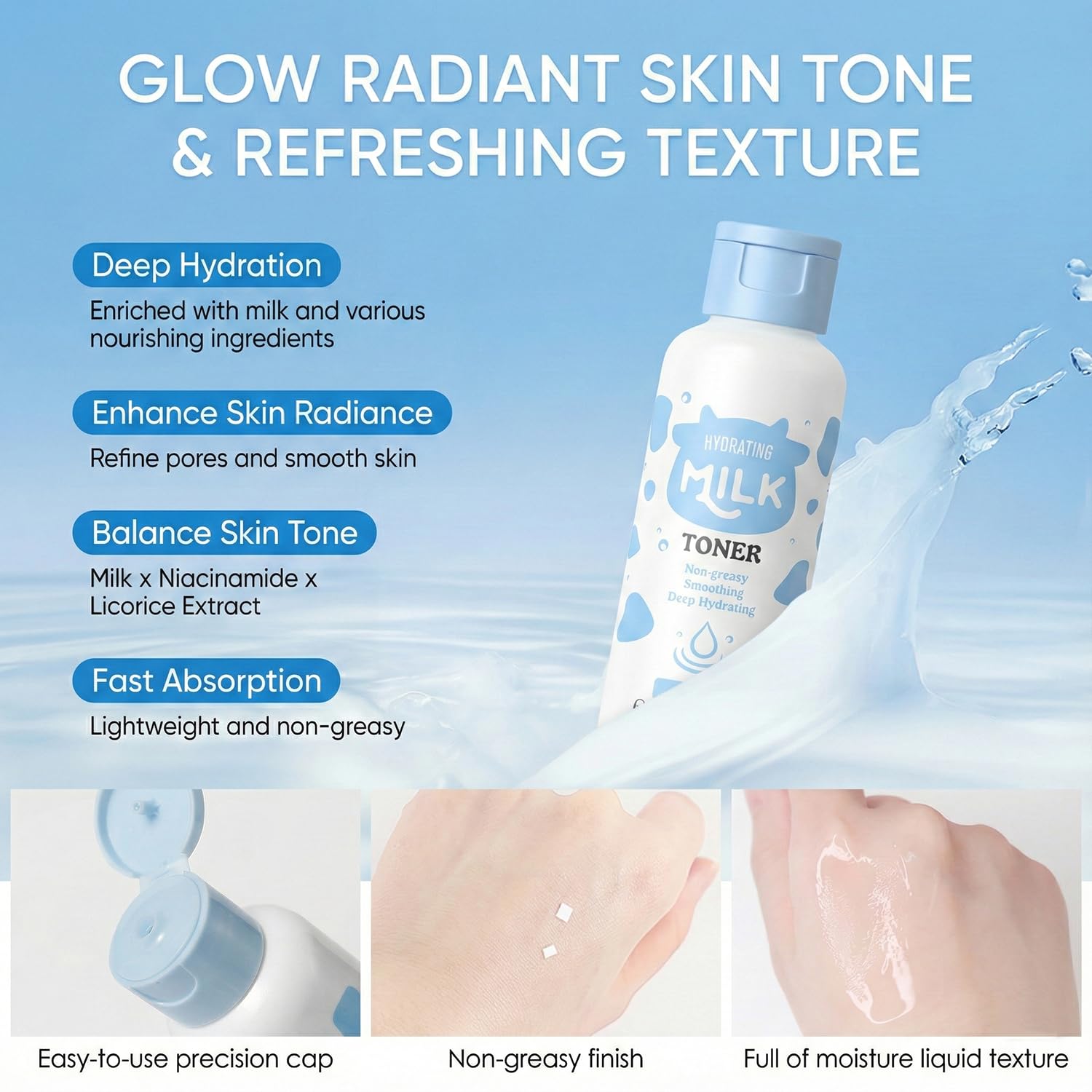 MOONGAZE Milk Skincare Set 11-in-1 for Kids & Teens – Gentle Hydration Kit
