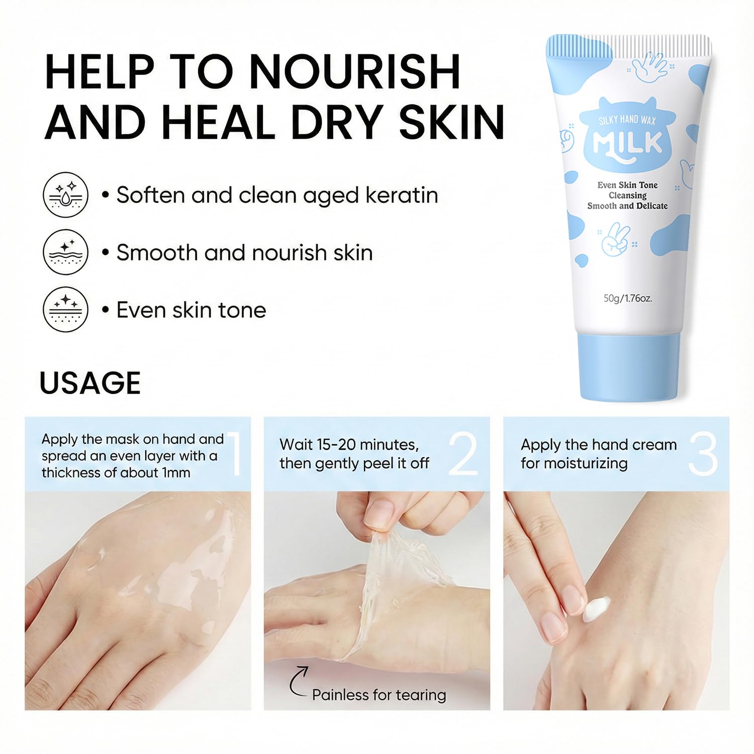 MOONGAZE Milk Skincare Set 7-in-1 for Kids & Teens | Gentle Bathing Kit