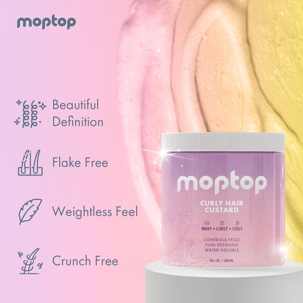 MopTop Curly Hair Gel + Mongongo Oil Bundle — Frizz-Free Definition for All Curl Textures