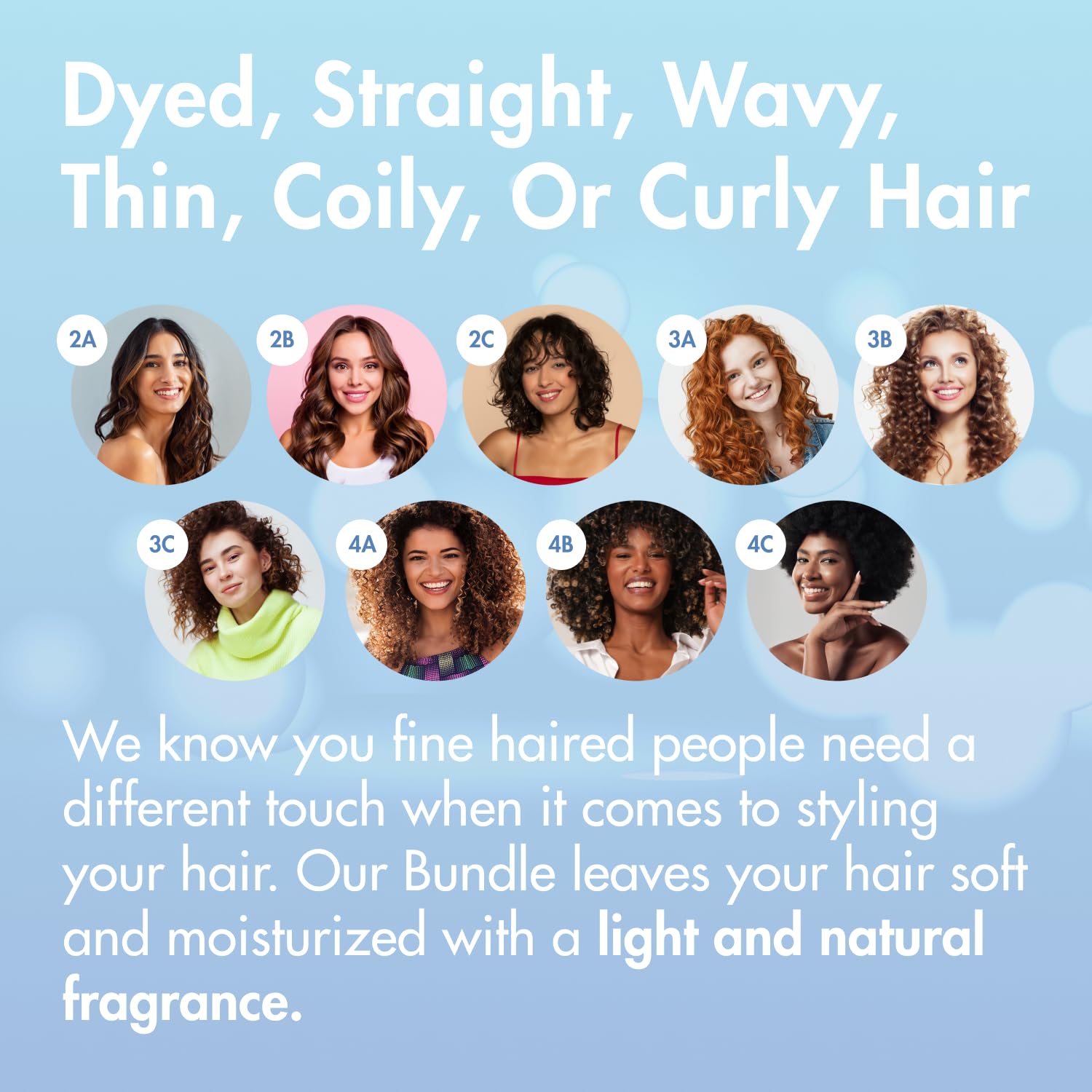 MopTop Sulfate Free Shampoo & Conditioner – Curly Hair Care (Paraben Free, 2pk)
