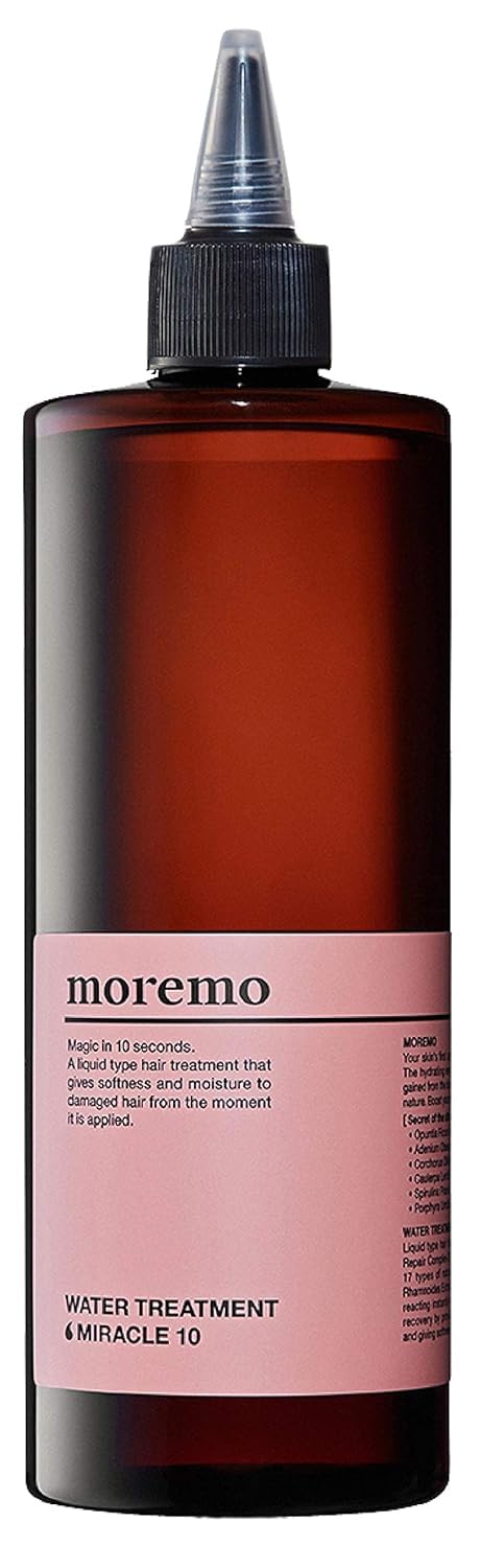 MOREMO Water Treatment Miracle 10 – 480ml for Damaged & Thin Hair, Silicon-Free
