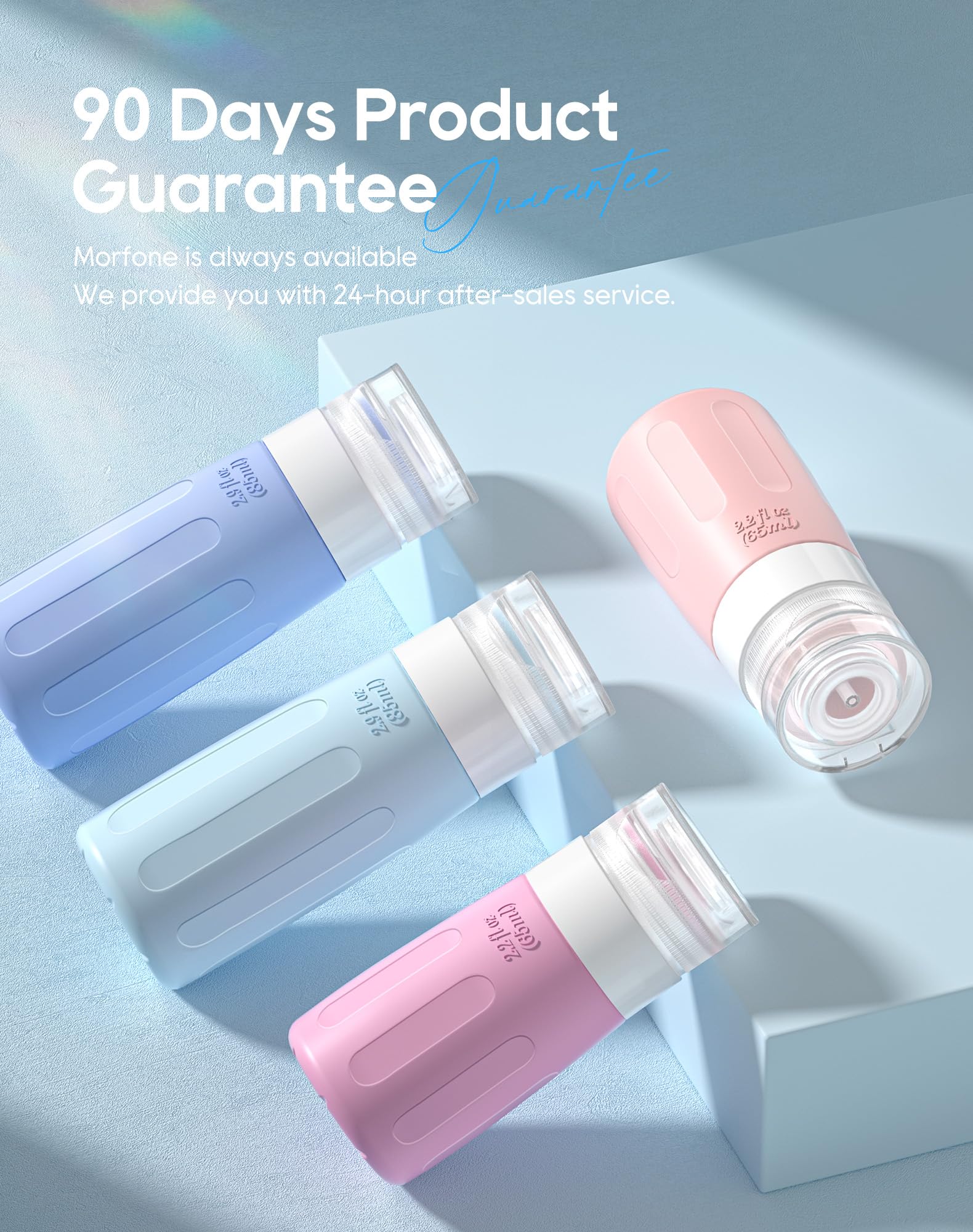 Morfone 16 Pack Travel Bottles Set – TSA-Approved Silicone Containers, Leak-Proof & Reusable