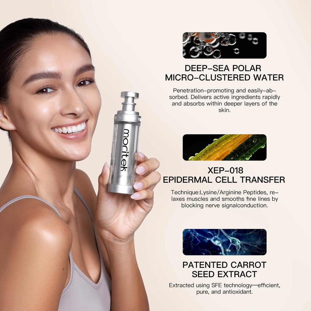 MORITEK Instant Face Lift & Firming Hydrating Spray – 30ml + 30ml Refill