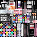 Morovan Acrylic Nail Kit for Beginners – Complete Starter Set with 3 Colors Powder & Glitter