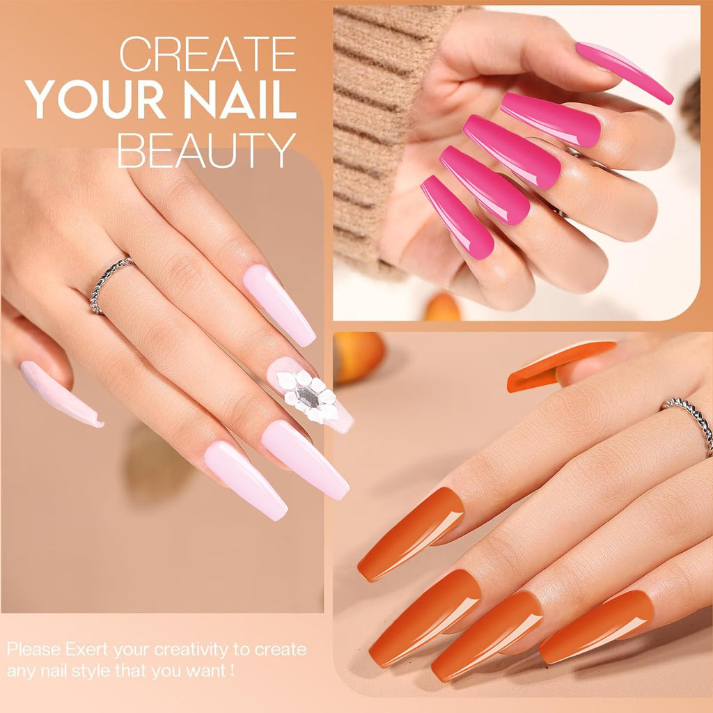 Morovan Acrylic Powder Set – 12 Colors for Nail Art & Extensions