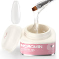 Morovan Builder Gel for Nails | Long-Lasting Clear Hard Gel for Extensions & Nail Art