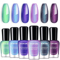 Morovan Chameleon Nail Polish Set — 6 Color Shifting Holographic Quick-Dry Kit