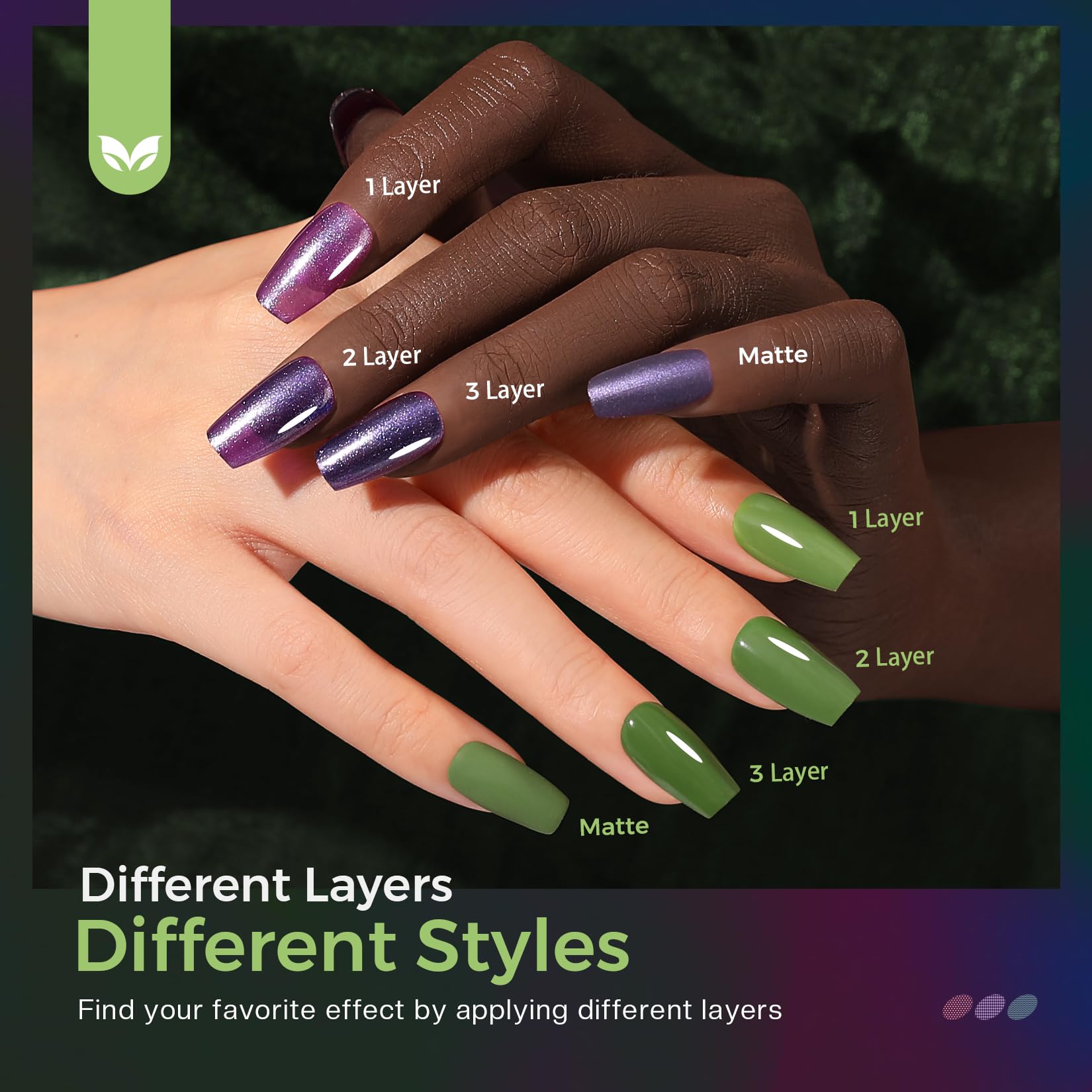 Morovan Dark Nail Polish Set – 15 Shades, Quick-Dry, Giftable Kit