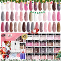 Morovan Dip Powder Nail Kit — 27-Piece Starter Set, 20 Colors + Liquid System for At-Home Nail Art