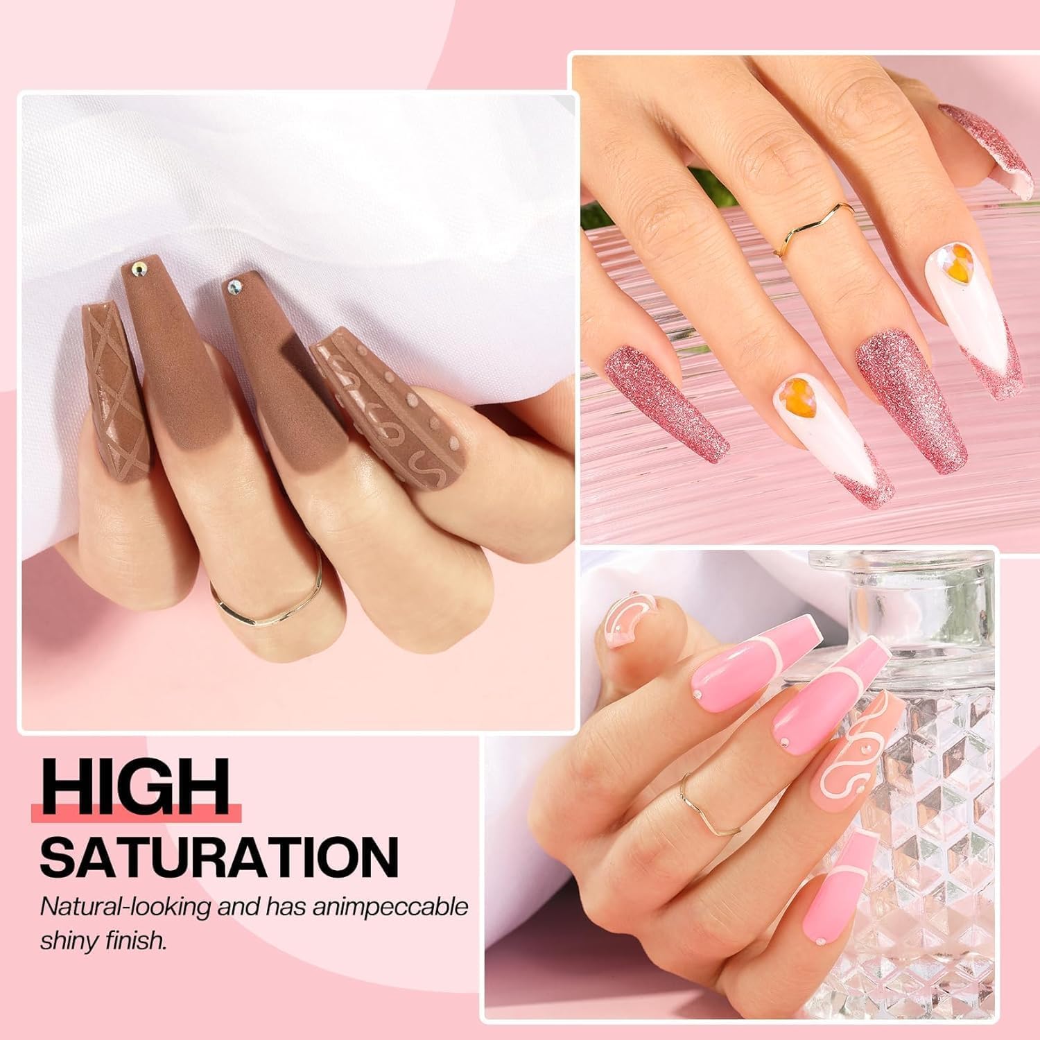Morovan Dip Powder Nail Kit — 27-Piece Starter Set, 20 Colors + Liquid System for At-Home Nail Art