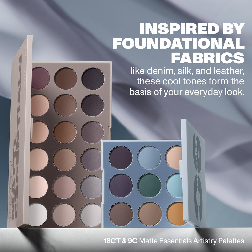 Morphe 9C Matte Essentials Palette – Cool-Toned All-Matte Eye Makeup (0.35 oz)