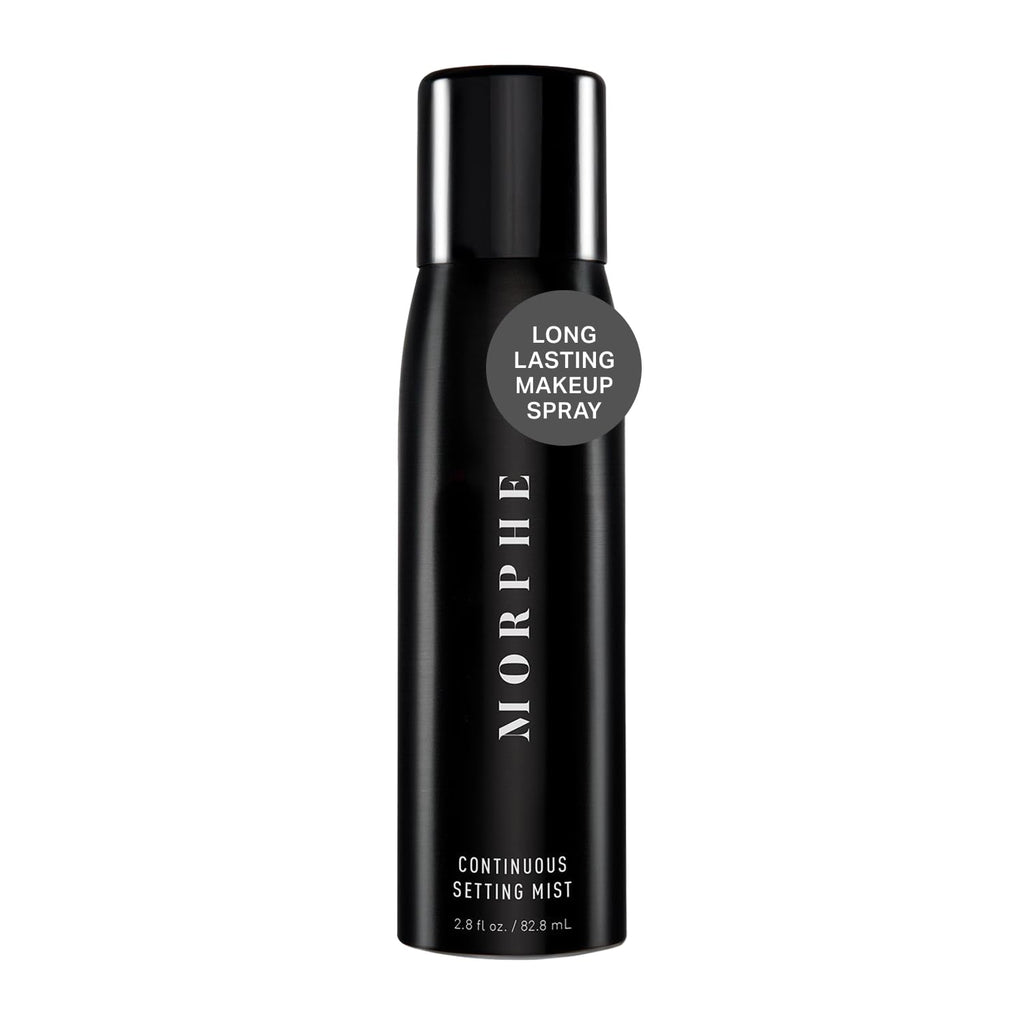 MORPHE Continuous Setting Mist - Micro-Fine Makeup Setting Spray, Natural Radiant Finish, 2.8 oz