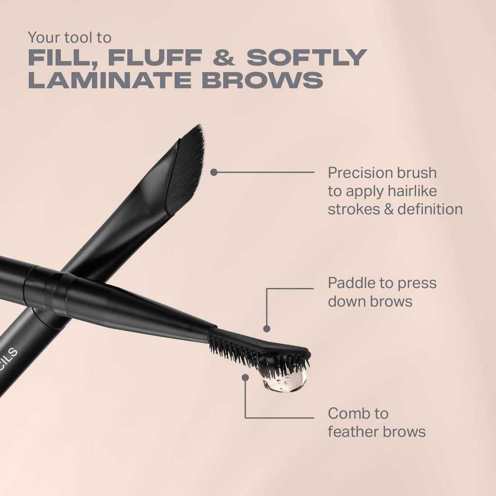 MORPHE High Archiever Brow Kit – Chocolate Mousse (3 Count) | Pencil, Wax & 3-in-1 Brush