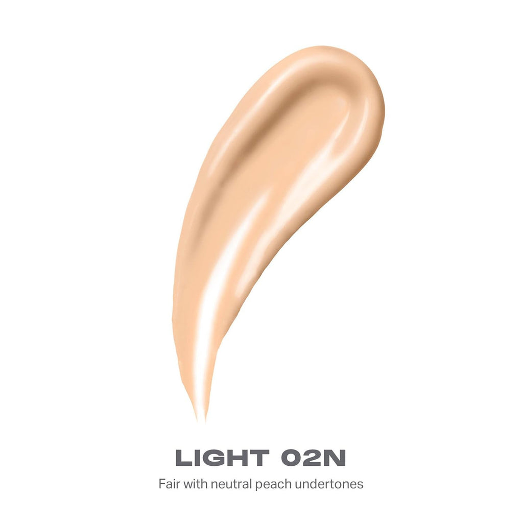 Morphe Lightform Dewy Foundation - Extended Hydration, Long-Wear Buildable Coverage in Light 02N