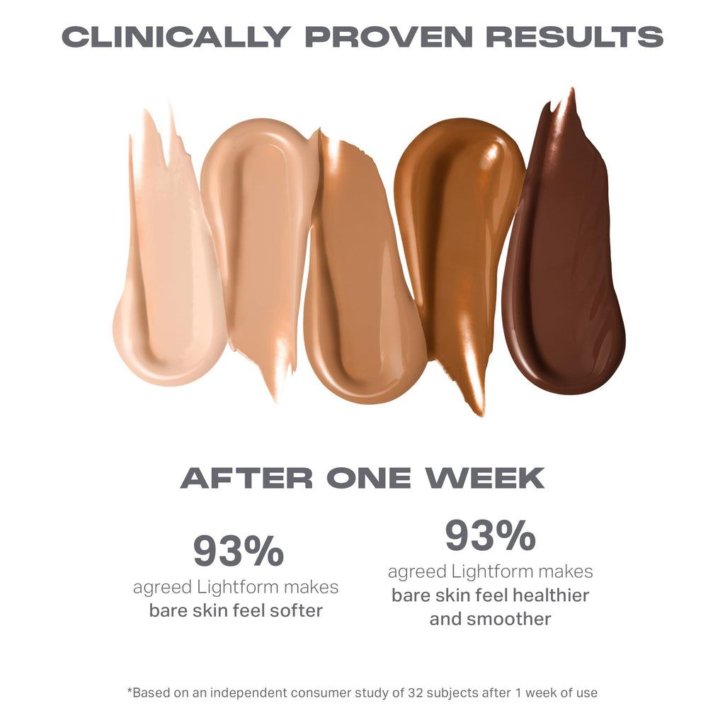 Morphe Lightform Dewy Foundation - Hydrating Long-Wear Foundation with Buildable Medium Coverage (08N) | 1.01 fl oz