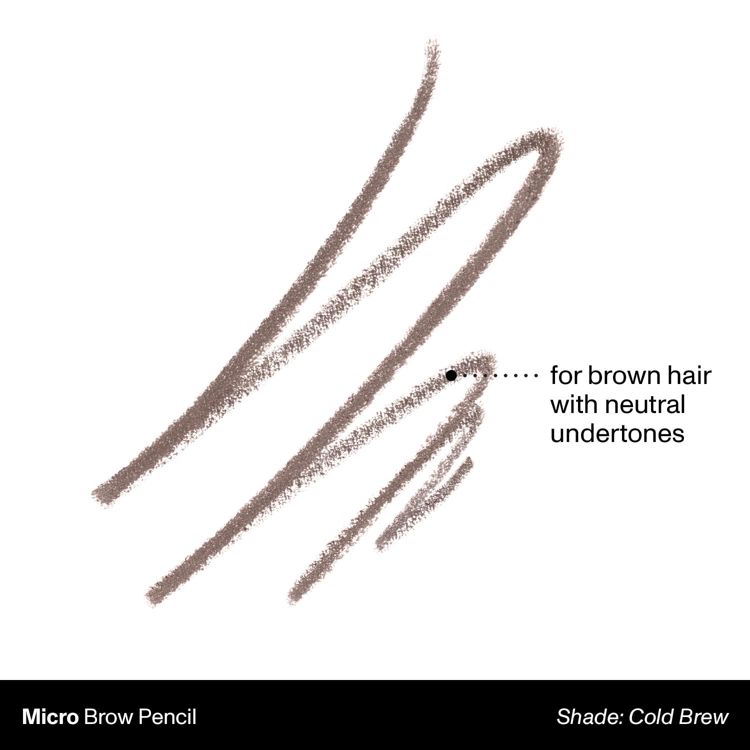 MORPHE Micro Dual Eyebrow Pencil – Ultra-Precise, Dual-Ended Brow Tool, Cold Brew (0.003 oz)