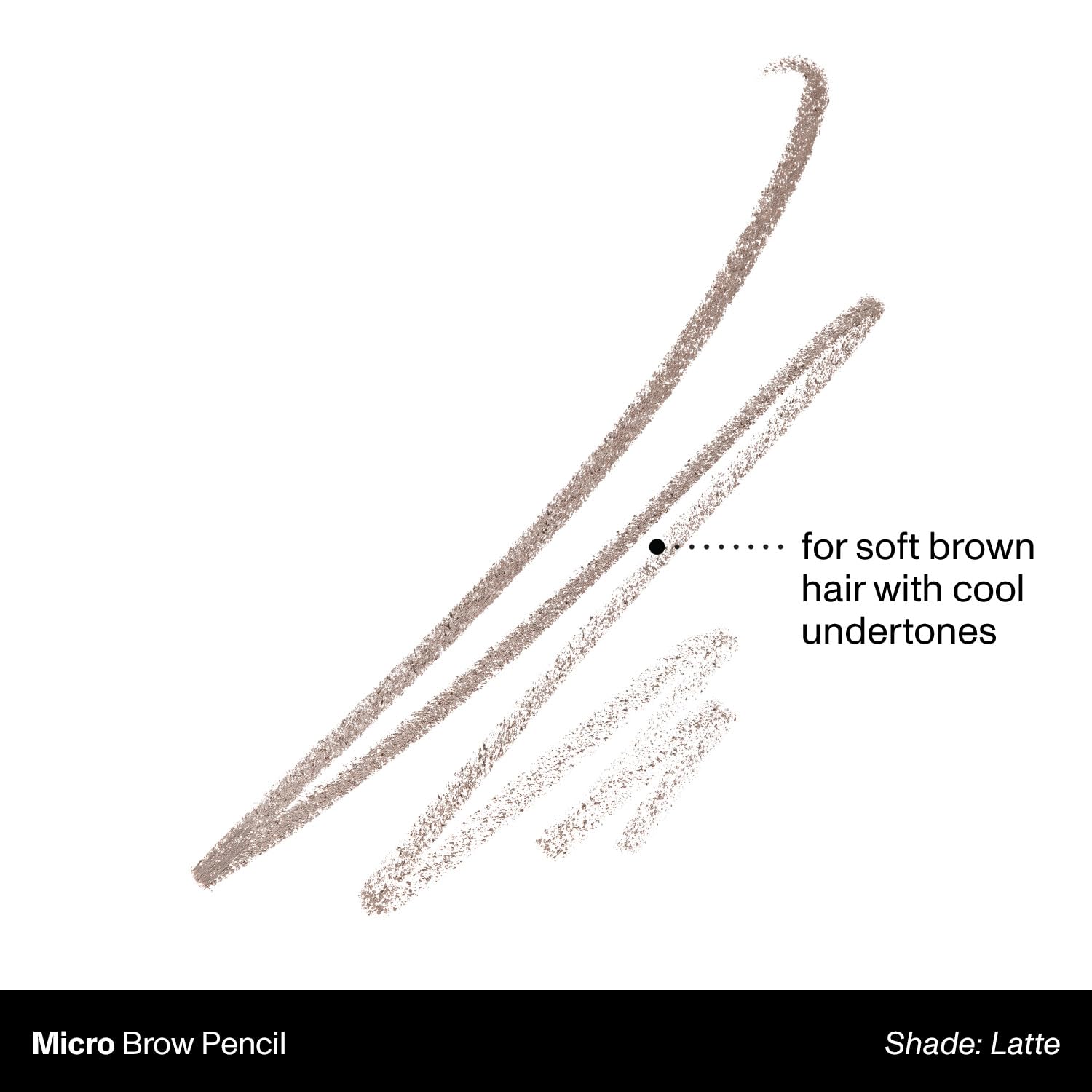 Morphe Micro Dual Eyebrow Pencil Latte - Retractable Precision & Spoolie