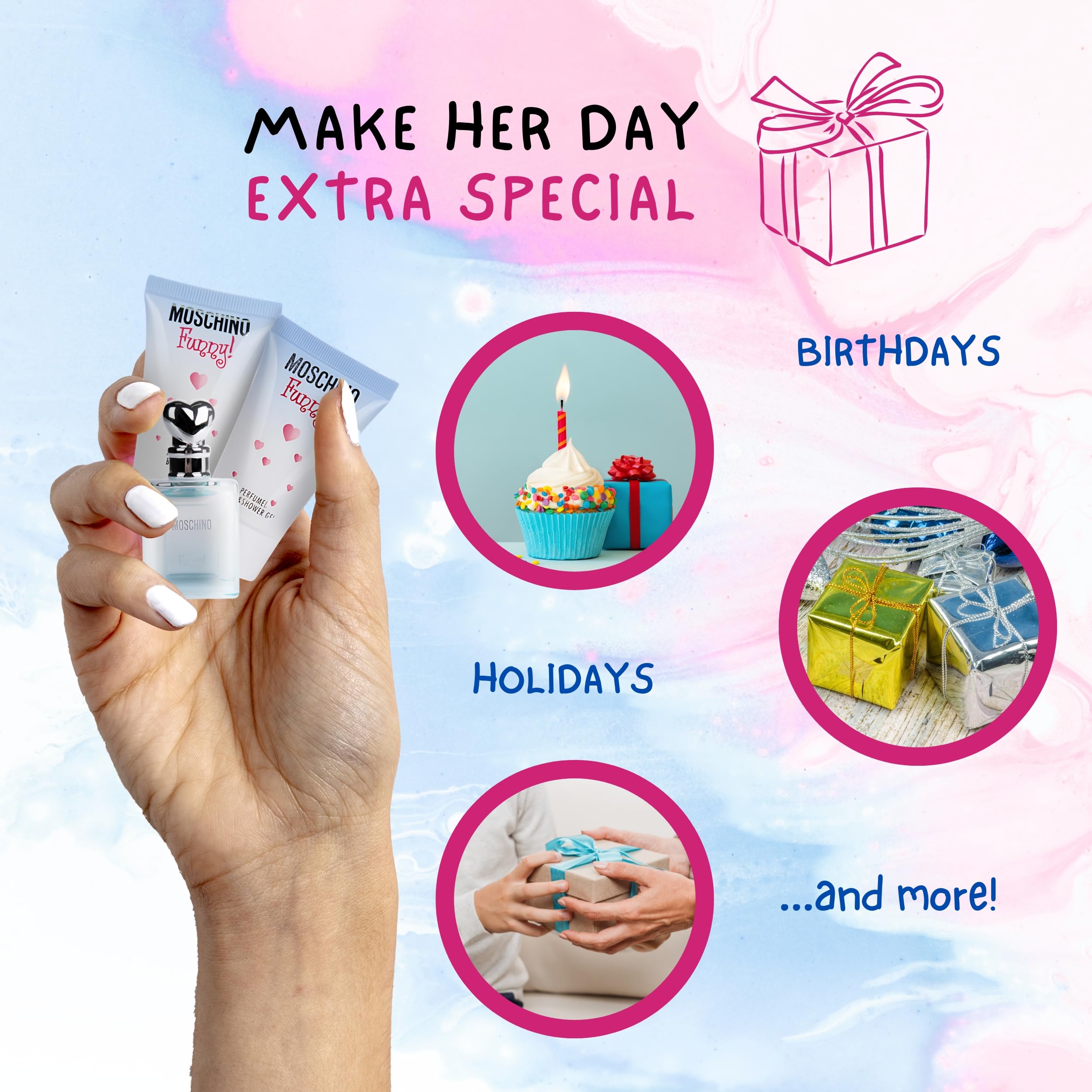 Moschino Funny Gift Set for Women – Mini Perfume & Lotion Collection | Moschino Beauty