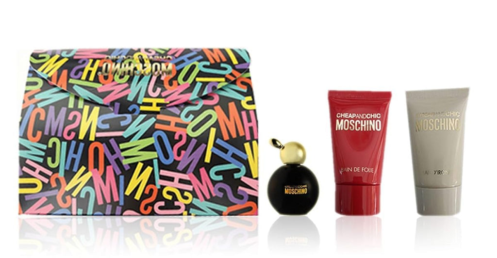 MOSCHINO Cheap and Chic Gift Set – Mini Splash Trio for Women 0.17 Fl Oz