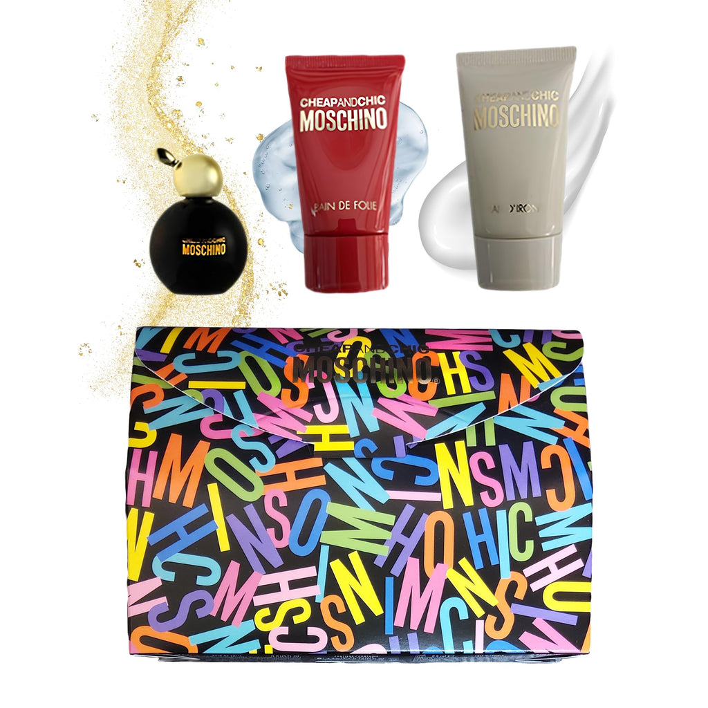 MOSCHINO Cheap and Chic Gift Set – Mini Splash Trio for Women 0.17 Fl Oz