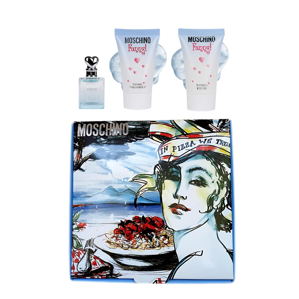 Moschino Funny Gift Set for Women – Mini Perfume & Lotion Collection | Moschino Beauty