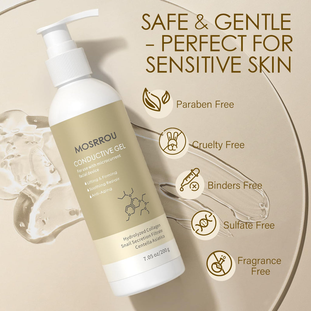 MOSRROU Microcurrent Conductive Gel Hydrating Primer for Face