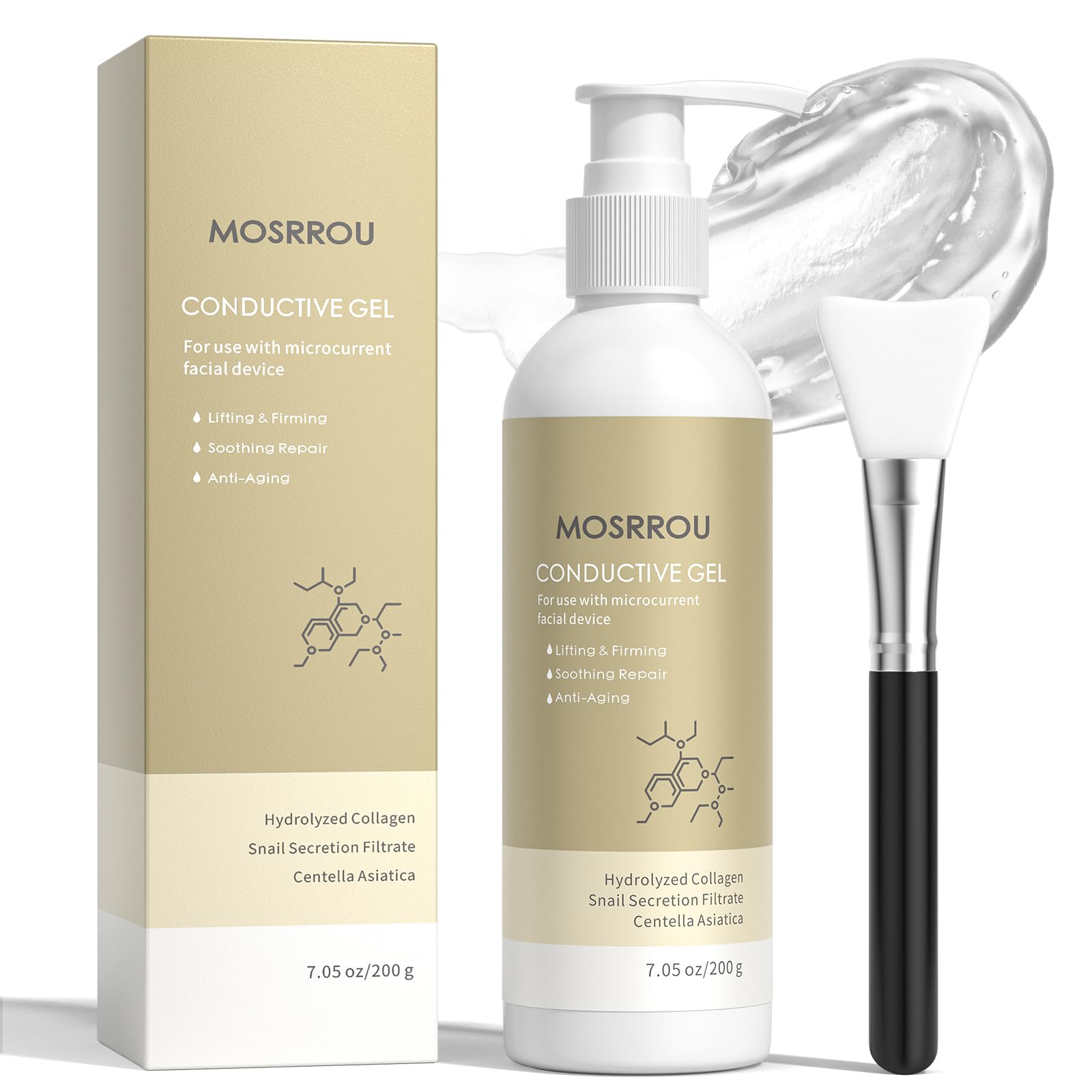 MOSRROU Microcurrent Conductive Gel Hydrating Primer for Face