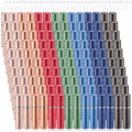Motiskyy 140 Pcs 5ml Refillable Perfume Atomizers Bulk – Mini Travel Sprayers with Transfer Tool (Morandi Color)