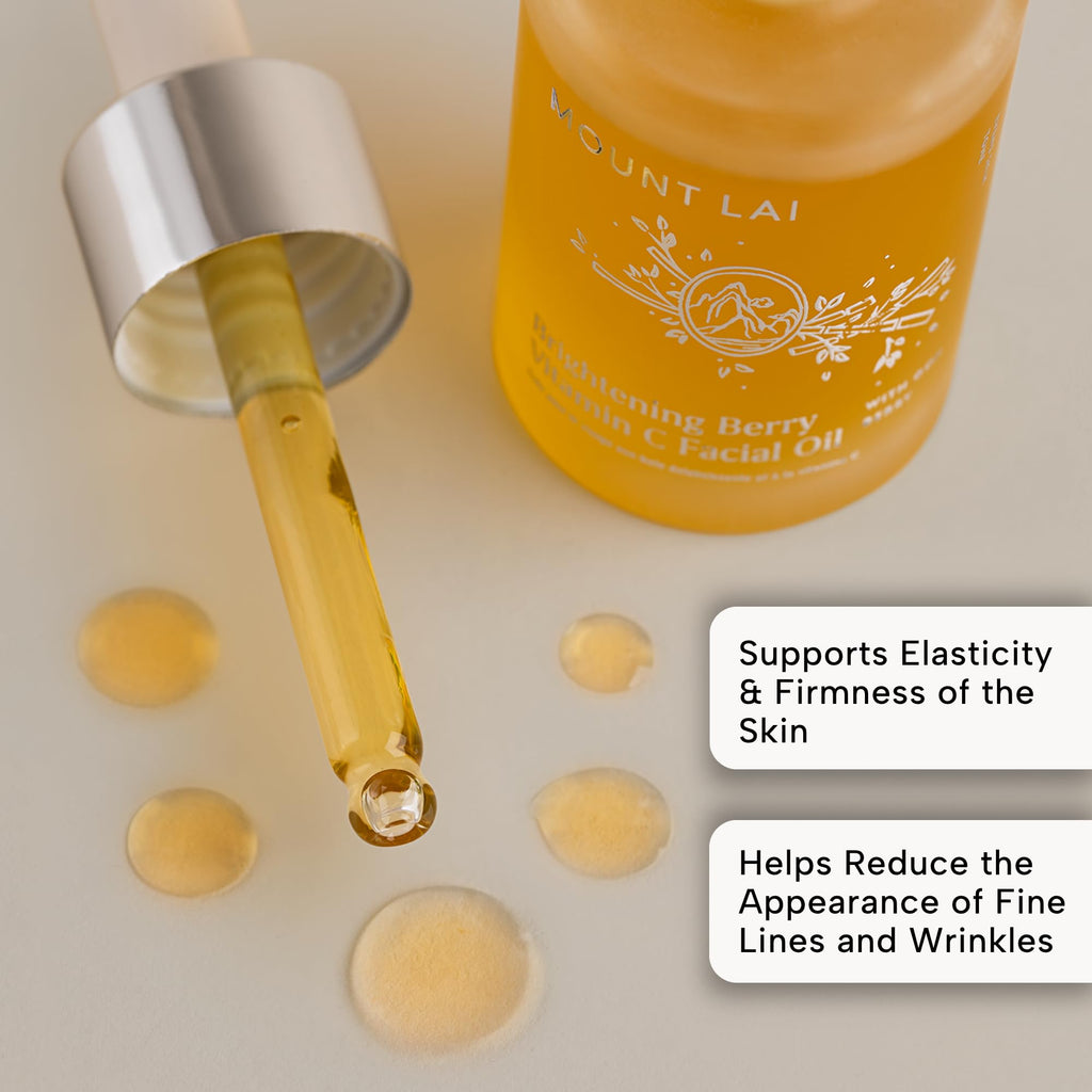 Mount Lai Vitamin C Facial Oil with Goji Berry | Radiant Skin & Glow (30mL)