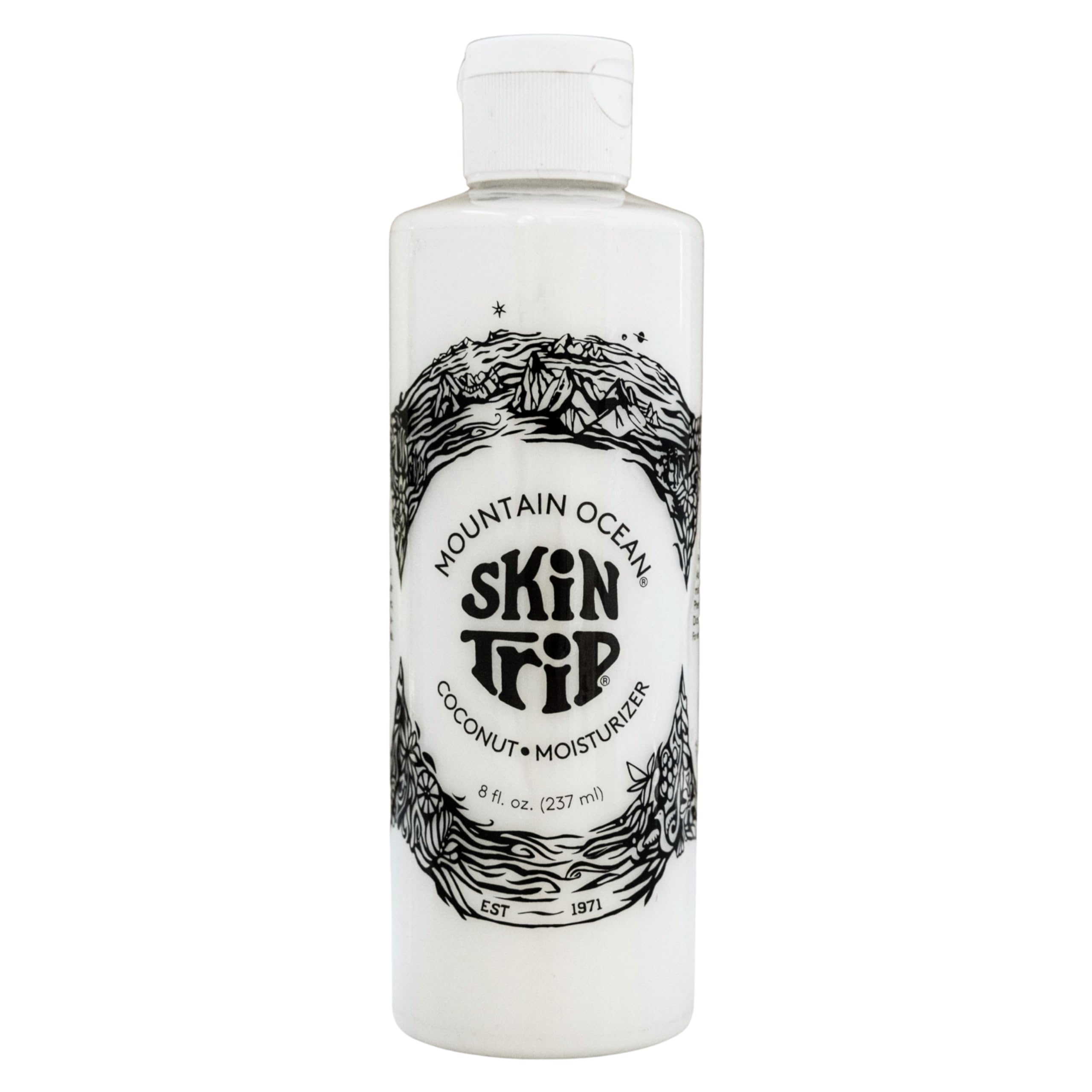 Mountain Ocean The Original Skin Trip Coconut Body Lotion – 8 oz, Lightweight, Fast-Absorbing