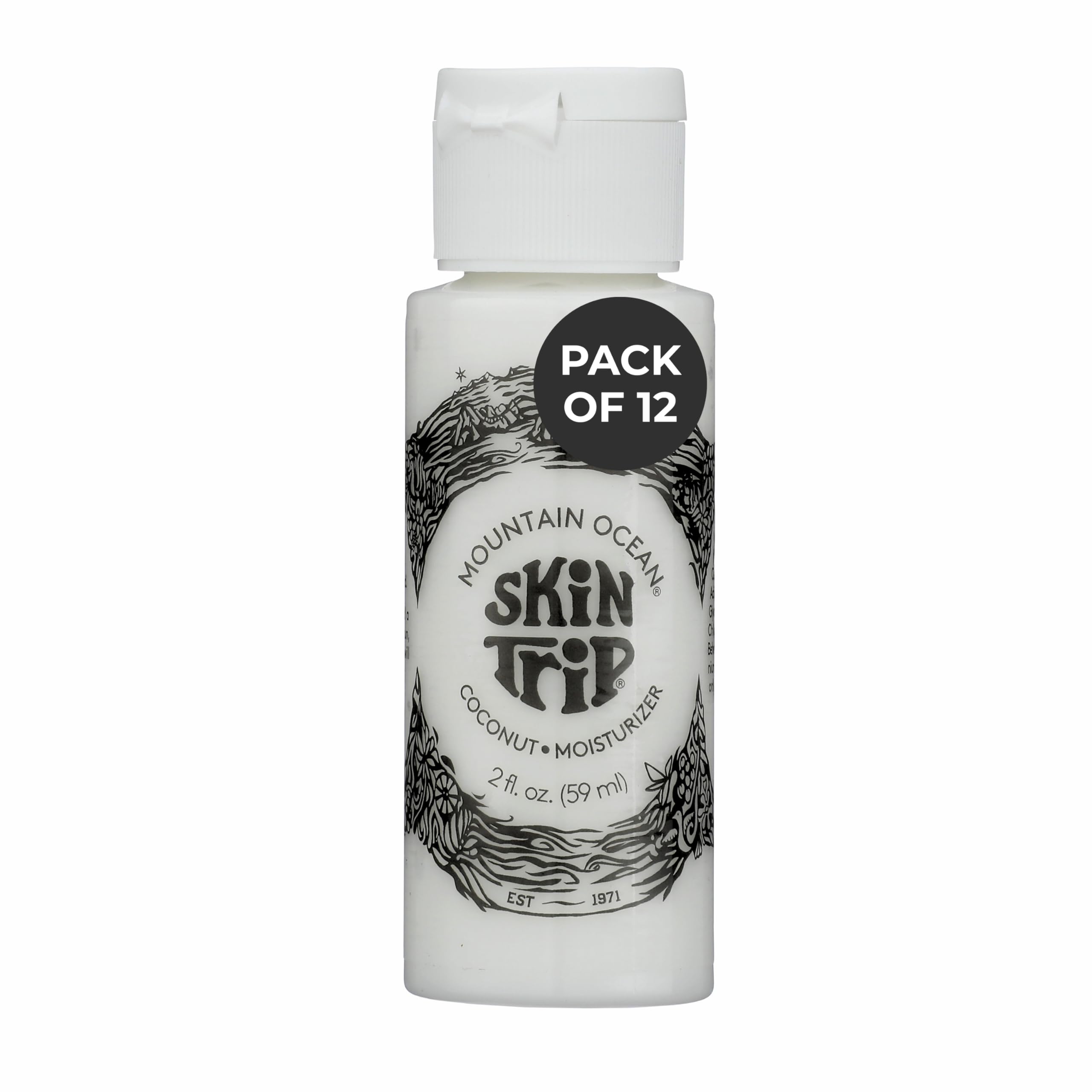 Mountain Ocean Skin Trip Coconut Body Lotion – 2 oz x12 TSA Travel Size