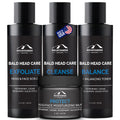 Mountaineer Brand Bald Head Care | All-Natural 4 Step Daily Skincare for Scalp & Face