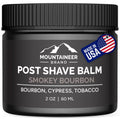 Mountaineer Brand Natural Post Shave Balm – Smokey Bourbon Scent | 2oz