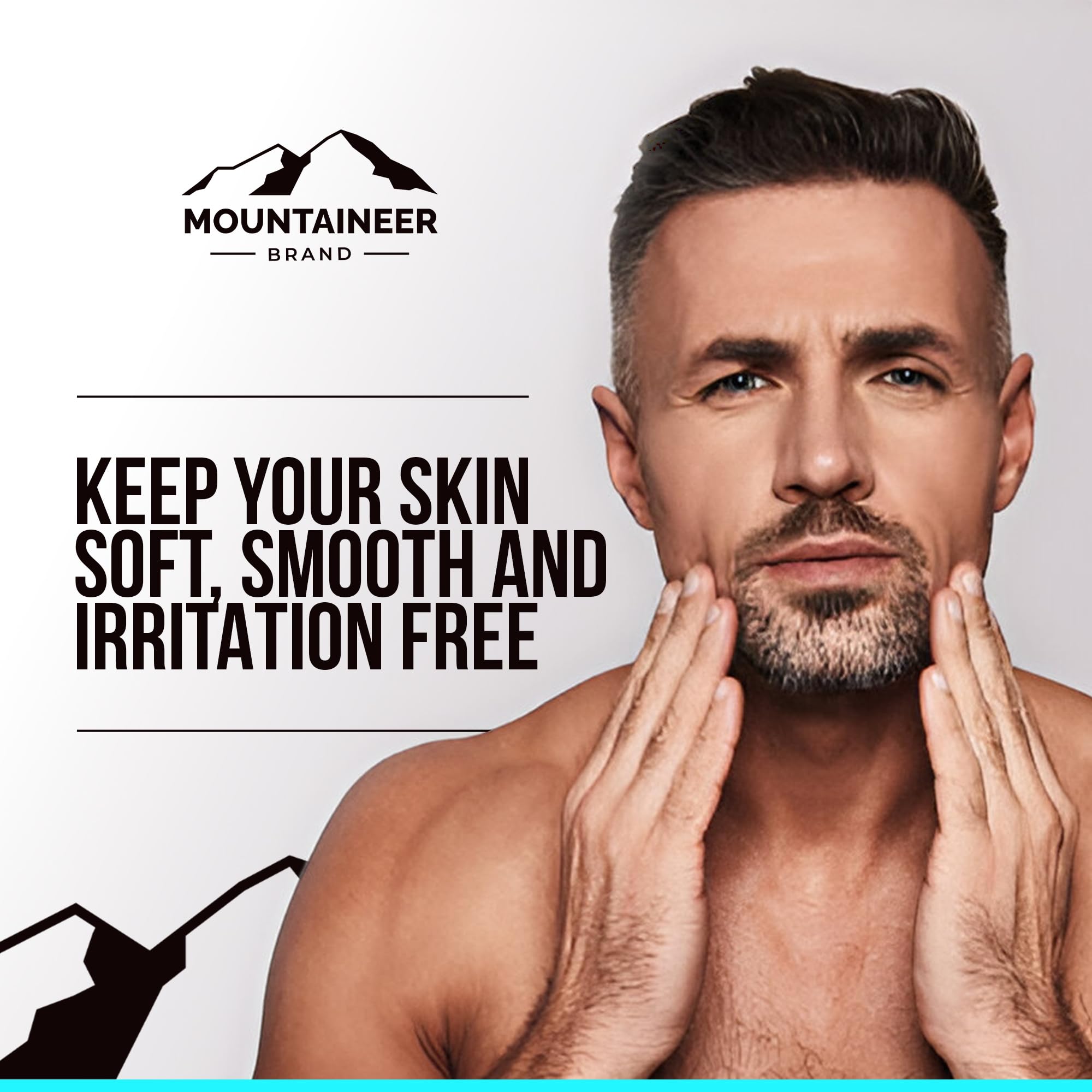 Mountaineer Brand Natural Post Shave Balm – Smokey Bourbon Scent | 2oz