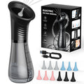 MOVMAO Ear Wax Removal Kit - Electric Ear Cleaner with LED Display, Dual Tank, IPX7 Waterproof