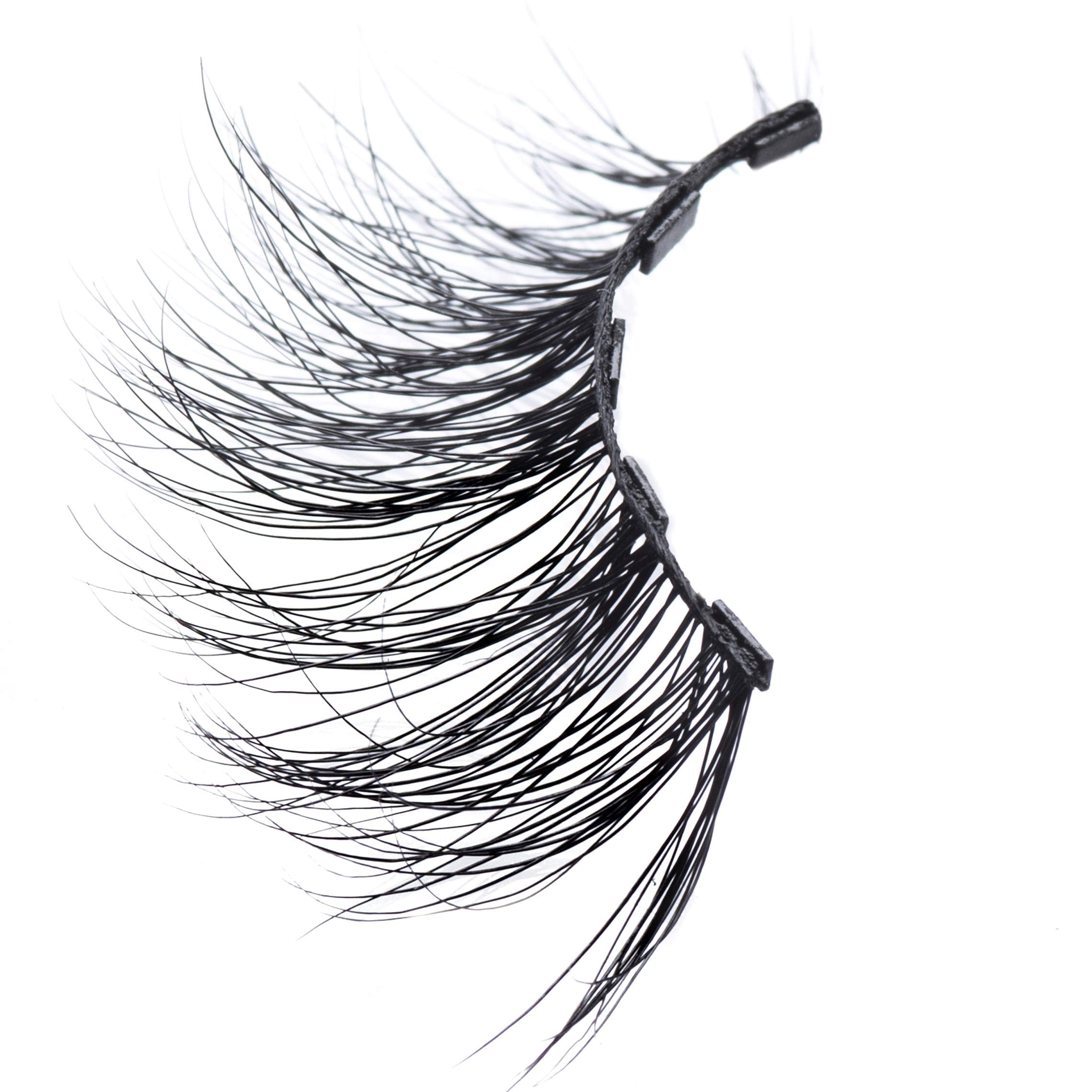 MoxieLash Sassy Lash – Magnetic Mink Lashes with Five-Magnet Band for Deep-Set, Hooded, Almond & Monolid Eyes (Eyeliner Not Included)