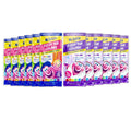 Mr. Bubble Fizzy Tub Colors Bath Tablets – 6 Bright Colors, Fragrance Free (12 Packets, 9 Tablets Each)