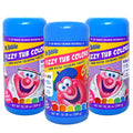 Mr. Bubble Fizzy Tub Colors Bath Tablets — 3 Jars (150 Each), 6 Bright Colors, Fragrance Free