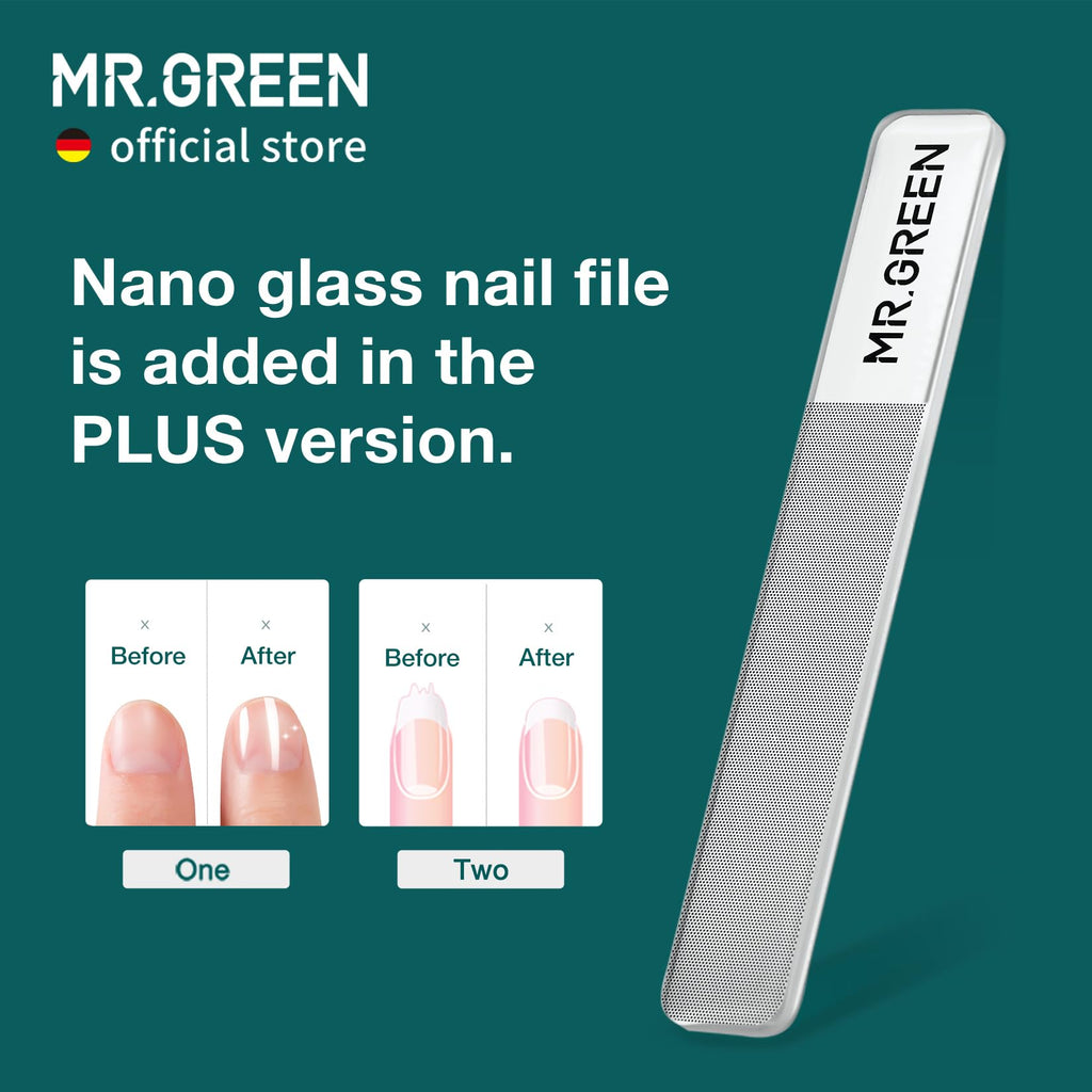 MR.GREEN Nail Clipper – Wide Jaw Stainless Steel Nail Cutter for Thick Nails