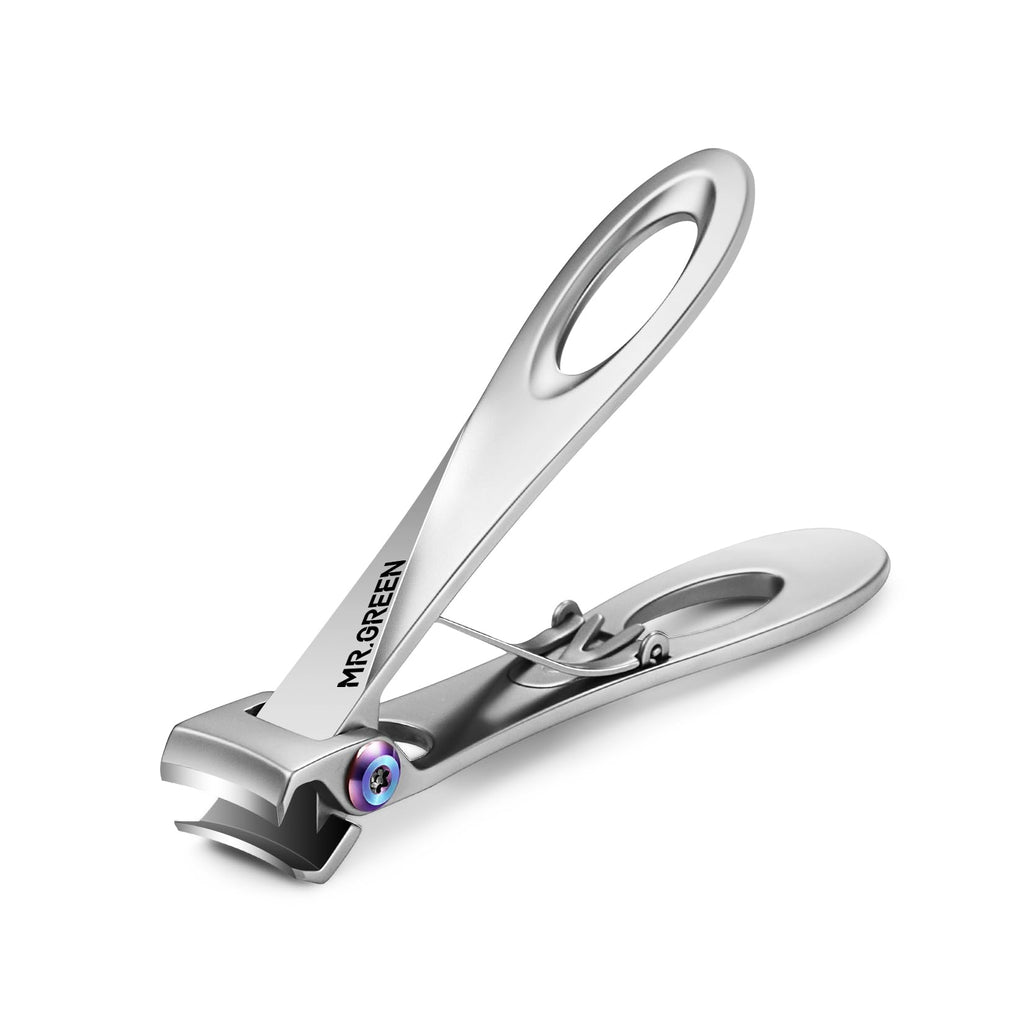MR.GREEN Nail Clipper – Wide Jaw Stainless Steel Nail Cutter for Thick Nails