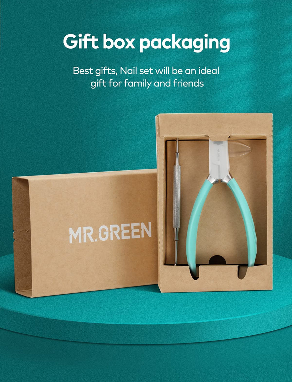 MR.GREEN Nail Clippers for Thick & Ingrown Toenails – Heavy-Duty Paronychia Tools