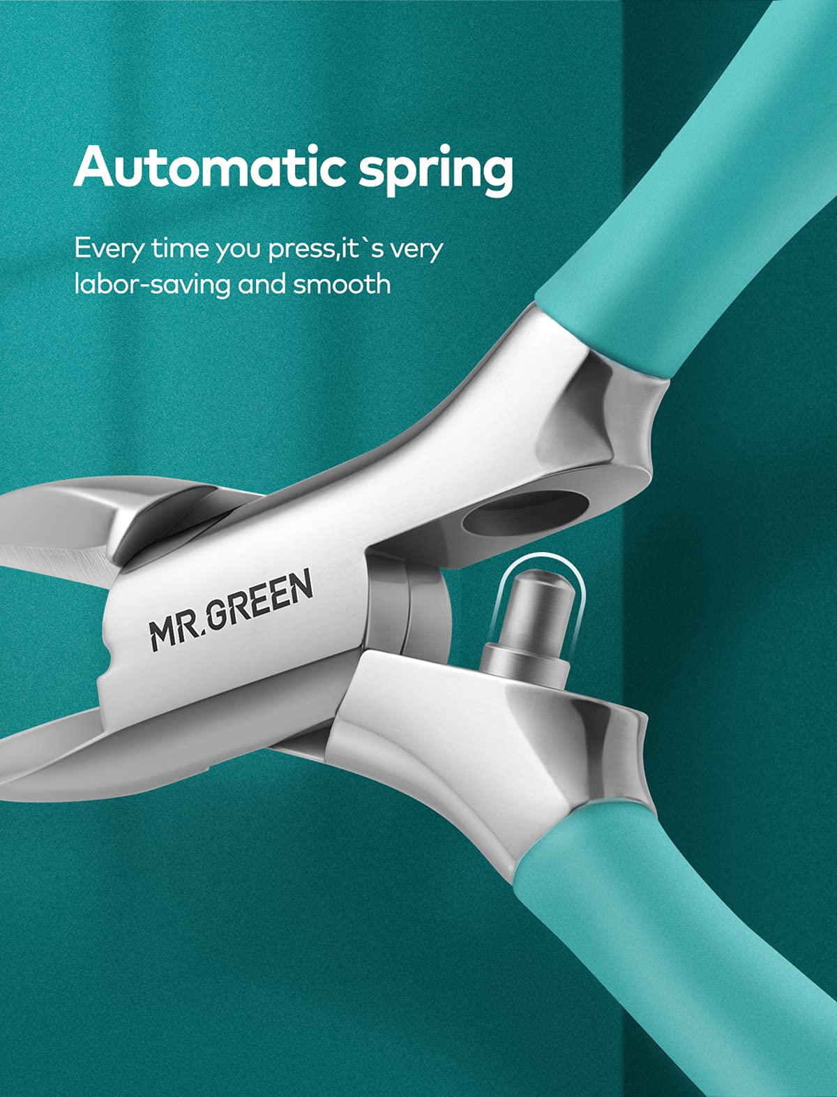 MR.GREEN Nail Clippers for Thick & Ingrown Toenails – Heavy-Duty Paronychia Tools