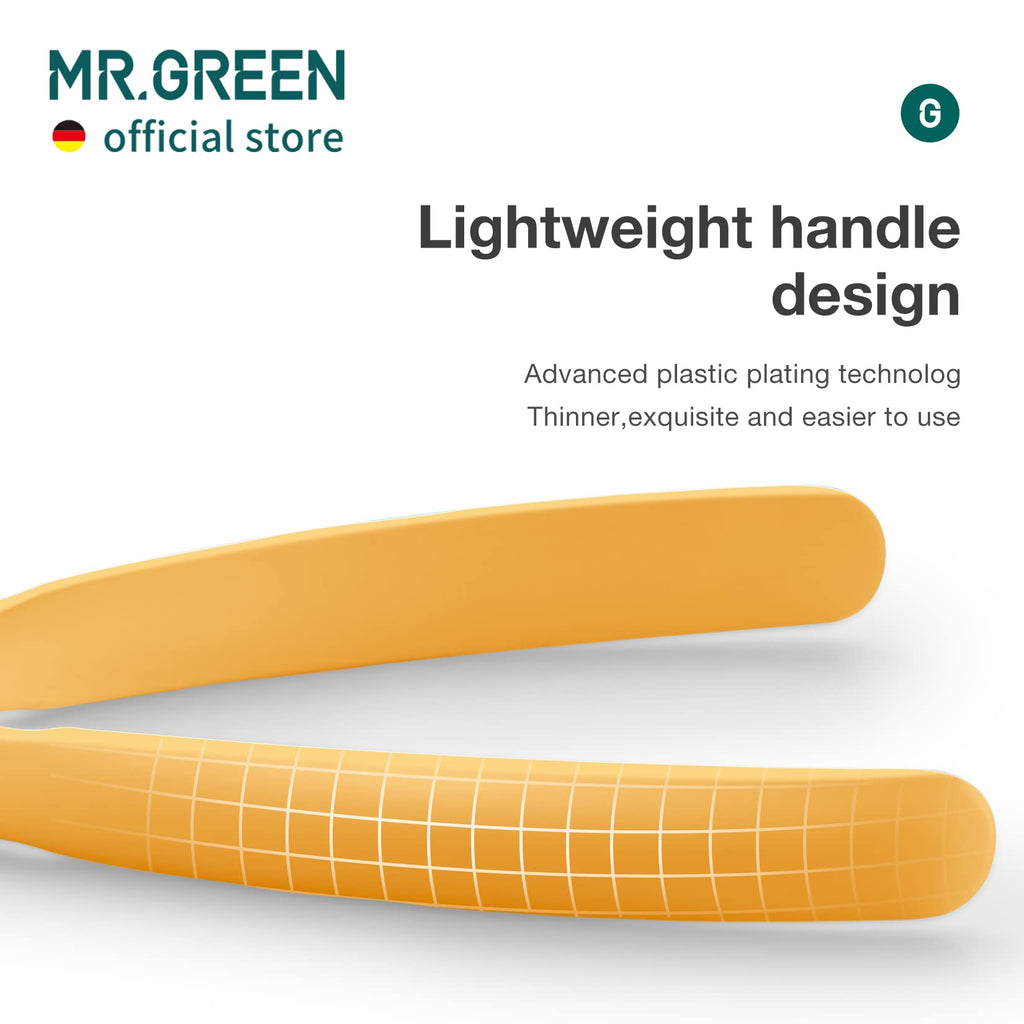 MR.GREEN Toenail Clippers – Stainless Steel Ingrown Nail Cutter for Thick Nails (Orange)